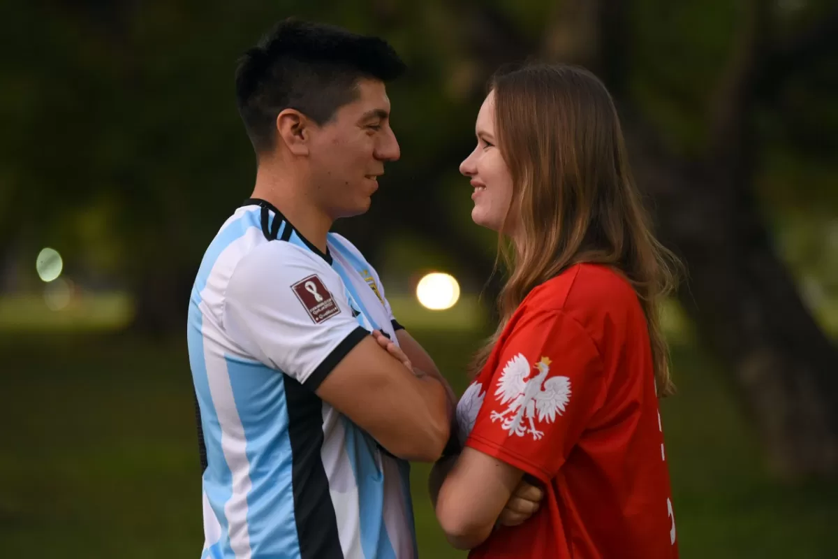 Juan Pablo Cazón y Natalia Stodulska. 