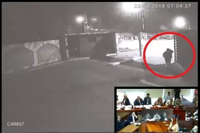 Crimen de Priscila Paz: mostraron en el juicio las imágenes de una cámara de seguridad