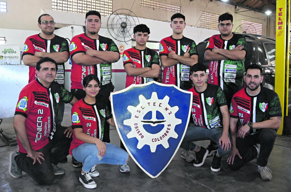 CONCURSANTES. Los alumnos pertenecen a sexto y séptimo grado de la Escuela Técnica. la gaceta / foto de diego aráoz