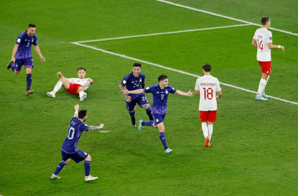 Video: reviví los goles de Mac Allister y Julián Álvarez para el triunfo de Argentina