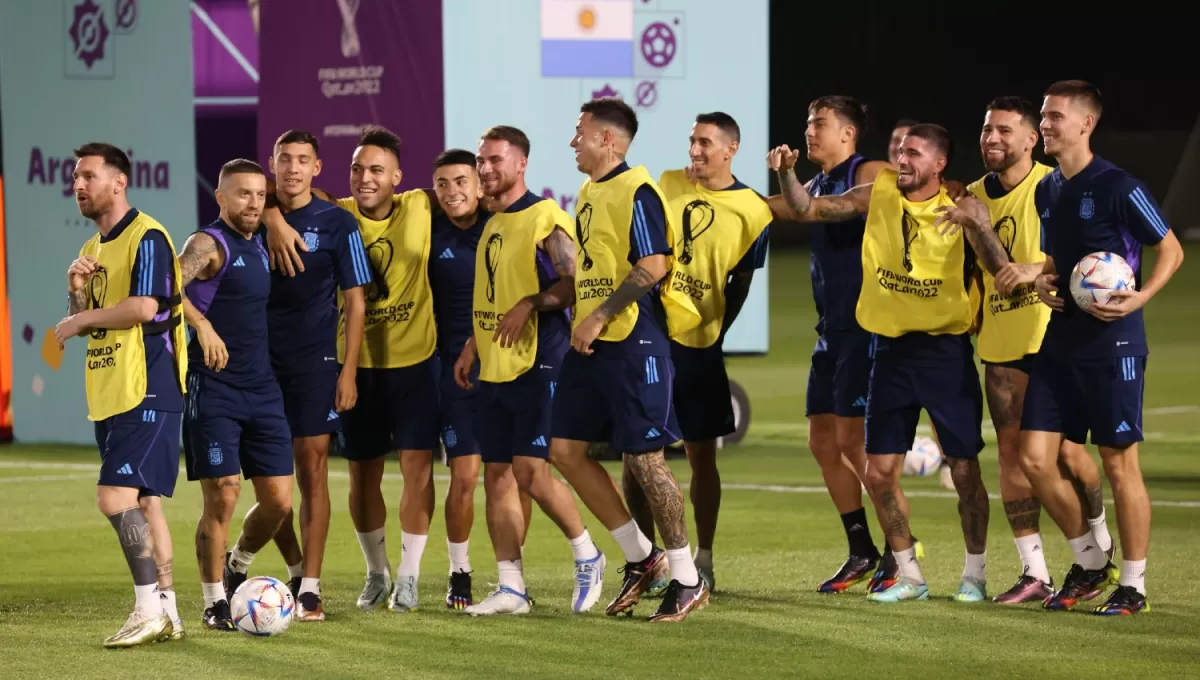 BUENAS CARAS. La racha de resultados permitió a la Selección trabajar mucho más distendida.