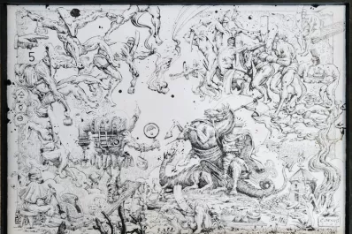 Una obra surrealista ganó el premio de Dibujo Donato Grima