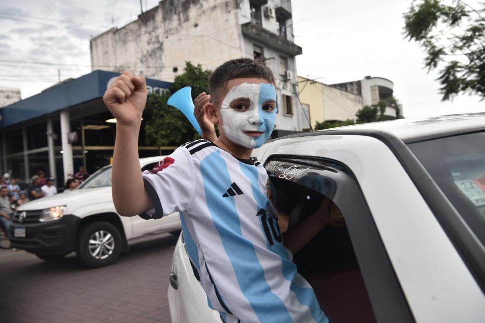 DERROCHA FELICIDAD. Un niño muestra su pasión y su alegría.