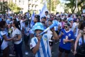 Video: Los tucumanos coparon la plaza Independencia tras el triunfo de la Selección