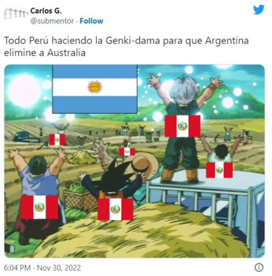 Mundial de Qatar: los mejores memes del choque entre Argentina y Australia