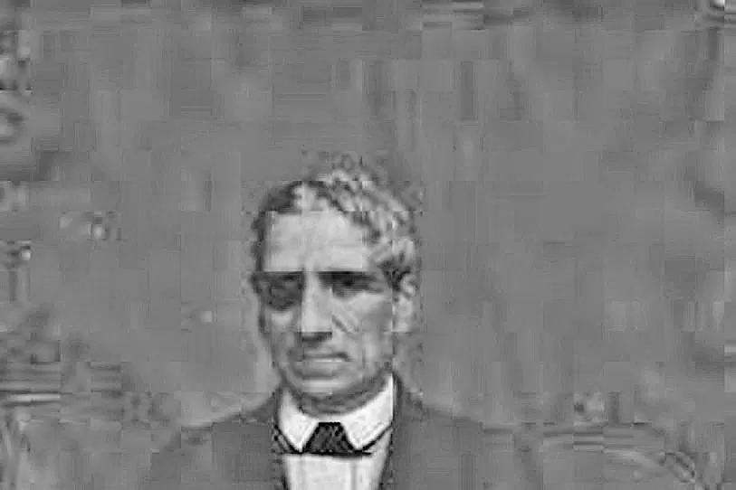 RETRATADO. Don Ángel Arcadio Talavera en el pincel de Ignacio Baz.