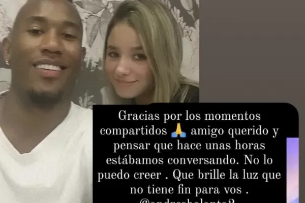 Atlético Tucumán, de luto: “Me descompensé”, el premonitorio mensaje que Andrés Balanta le mandó a una amiga horas antes de morir