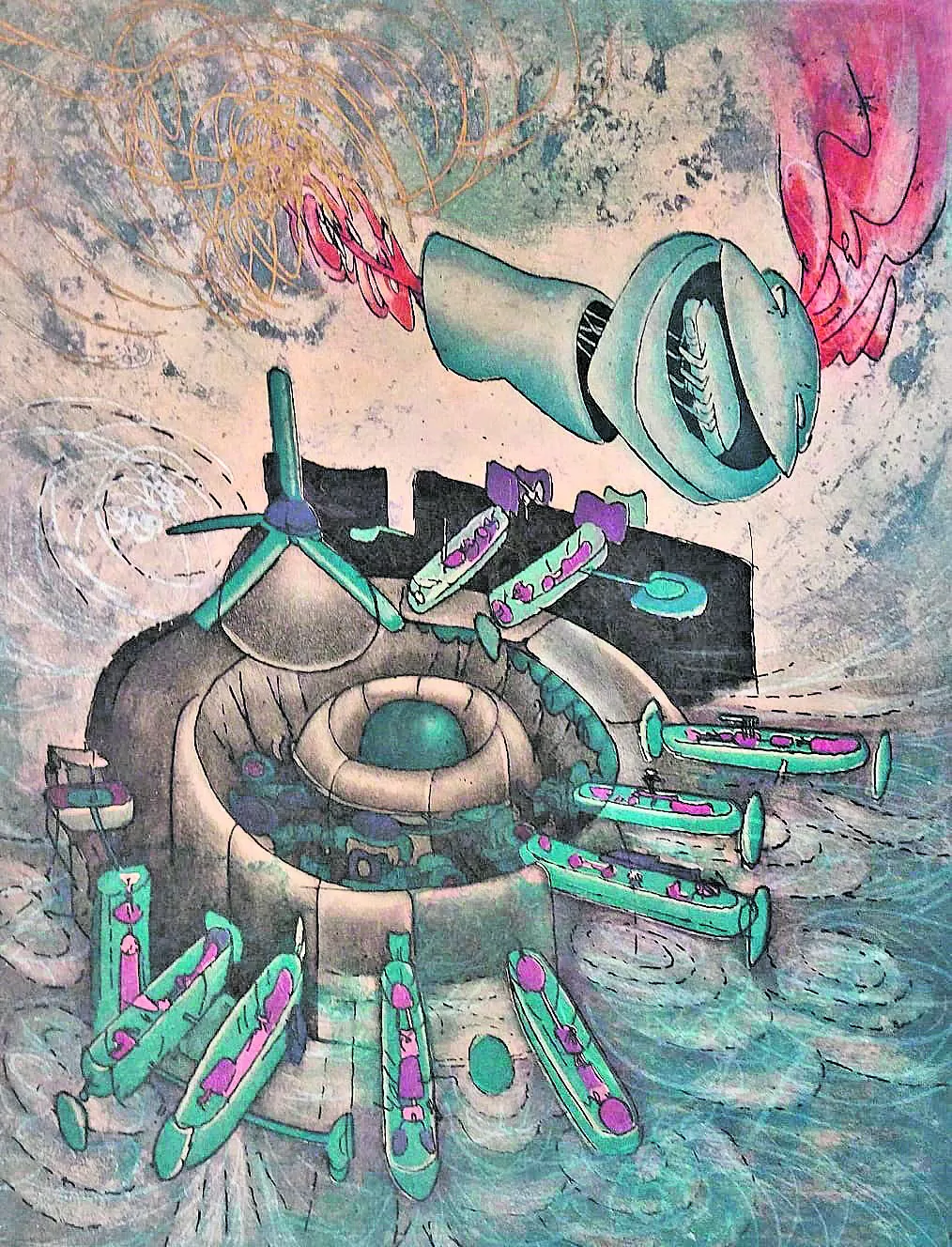 ROBERTO MATTA. “Hom’ mère / Chaosmos”, una expresión surrealista. 