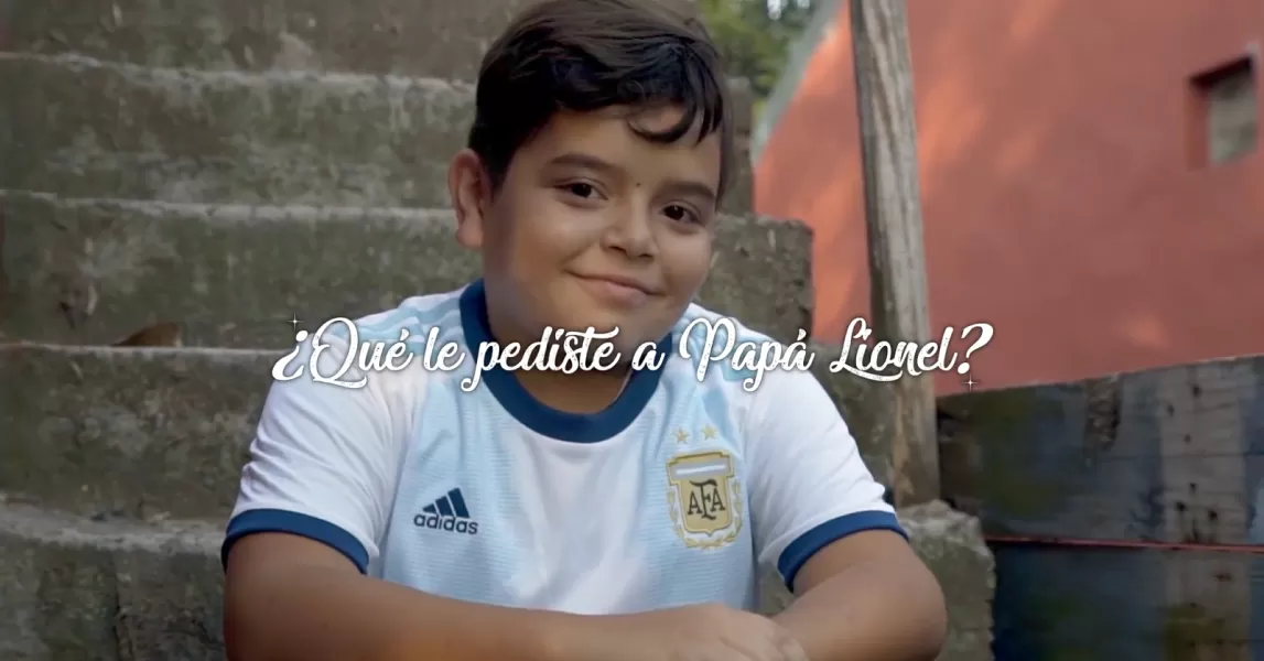 Mirá el emotivo spot de la AFA por Navidad: ¿Qué le pediste a Papá Lionel?