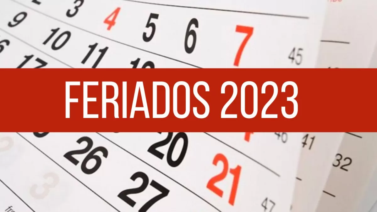 Cómo será el calendario de feriados del 2023