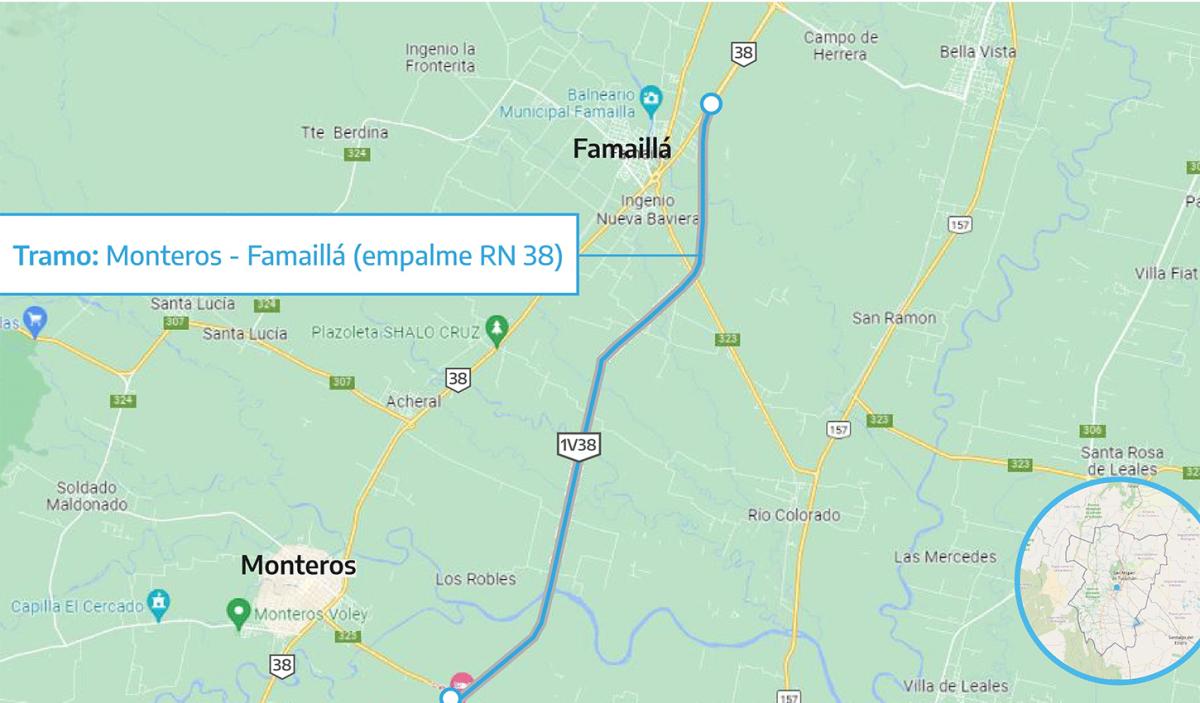 Apuran la licitación de la segunda calzada de la nueva ruta 38, entre Famaillá y Monteros