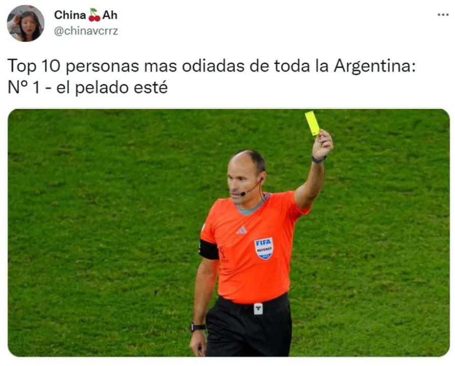 Mundial de Qatar: los mejores memes del polémico arbitraje en el partido contra Países Bajos