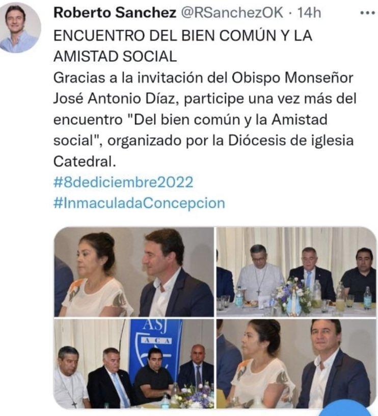 Pedicone cruzó a Sánchez por publicar una foto de Jaldo: “además de ser hay que parecer”