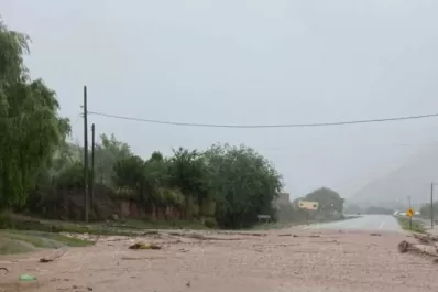 Clima en Tucumán: la lluvia provocó algunos inconvenientes en la zona de La Angostura