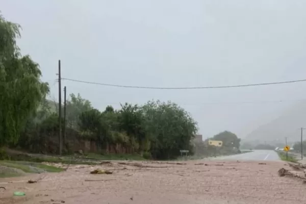 Clima en Tucumán: la lluvia provocó algunos inconvenientes en la zona de La Angostura