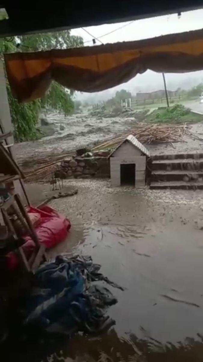 La ferocidad de las crecidas por las lluvias.