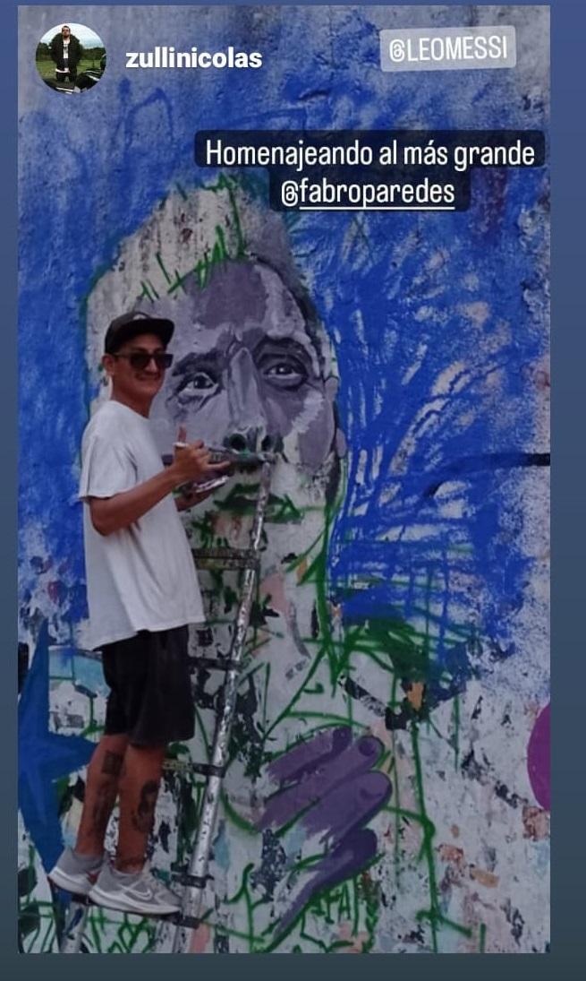 “Qué mirá, ‘bobo’”, inmortalizado en un mural