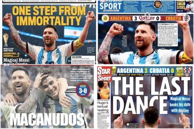 Mundial de Qatar 2022: la categórica repercusión internacional de la actuación argentina en semifinales