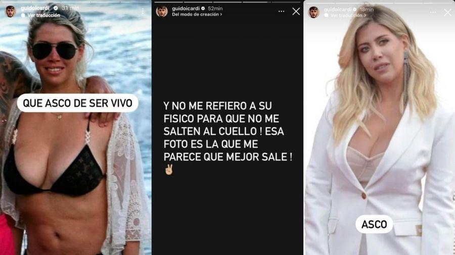 Qué asco de ser vivo: el post que un hermano de Mauro Icardi le dedicó a Wanda Nara