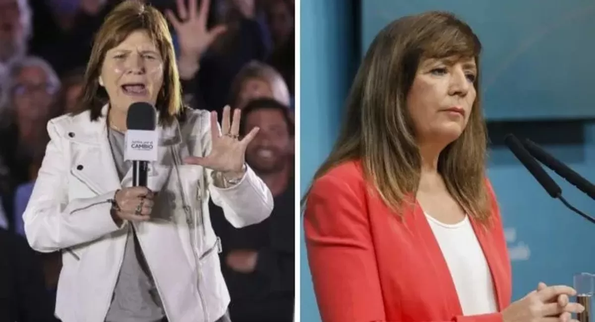 Patricia Bullrich y Gabriela Cerruti.