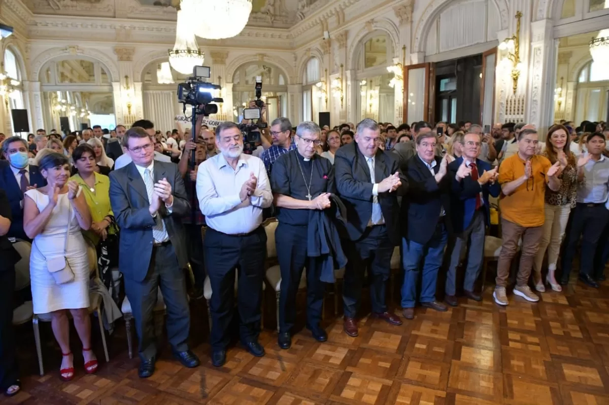 Acto oficial en la Casa de Gobierno. FOTO COMUNICACIÓN PÚBLICA