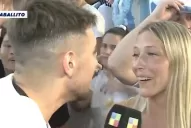 Lo que quieras: una hincha argentina se le declaró en vivo a un periodista y lo dejó sin palabras