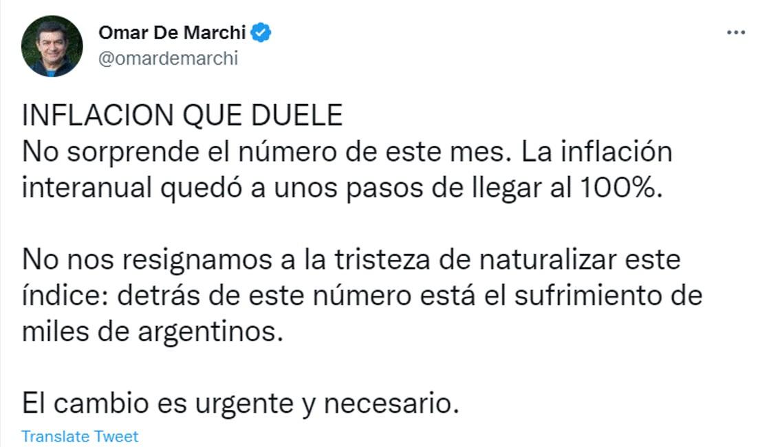 La reacción de la oposición tras conocerse la inflación de noviembre