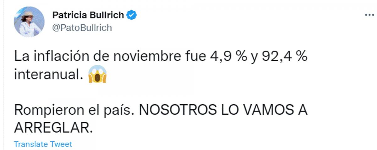 La reacción de la oposición tras conocerse la inflación de noviembre