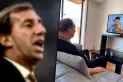 El hincha más especial: la emotiva foto de Carlos Bilardo viendo la final del Mundial