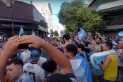 Video: Tucumán se tiñó de celeste y blanco para celebrar el triunfo de Argentina