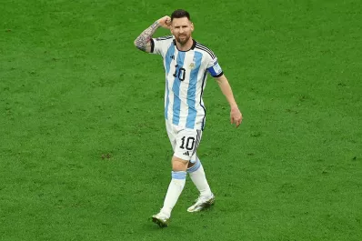 Mirá el gol de penal de Messi, para que Argentina le gane a Francia
