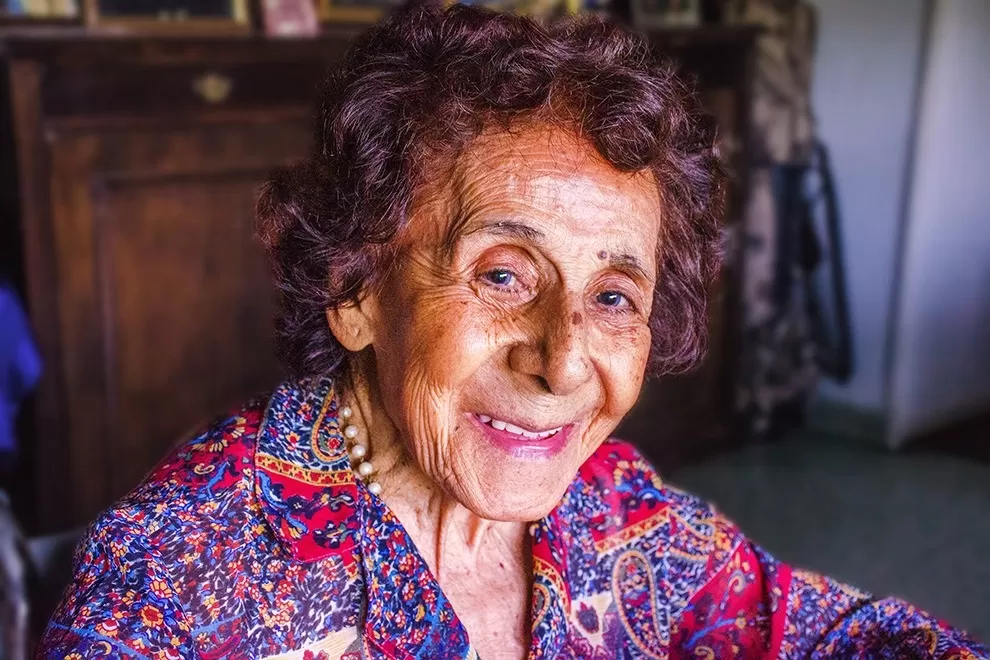 REFERENTE. Yolanda Ortiz tenía aspecto frágil pero temperamento firme. 
