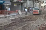 Los comerciantes esperan impacientes que se finalice la semipeatonal de la 9 de julio