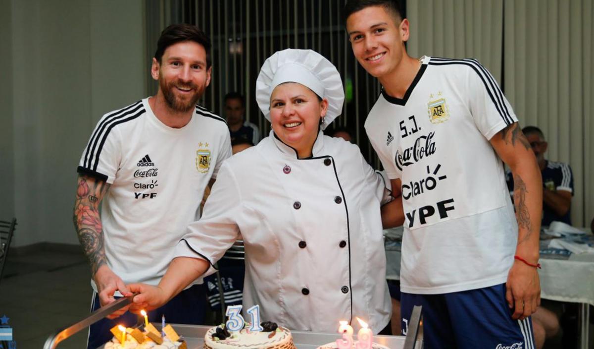 Antonia Farías, la cocinera de la Selección argentina