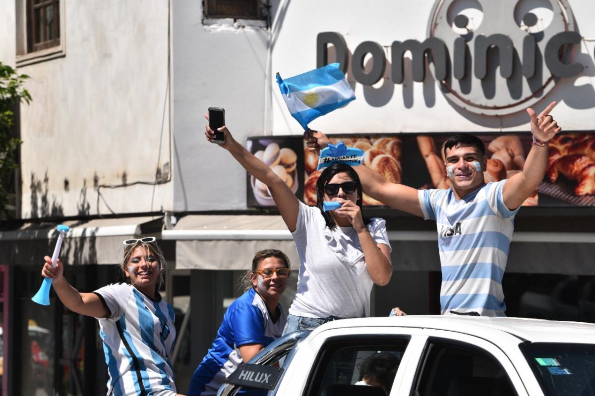 En el interior, la felicidad fue total por la Selección