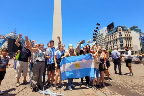 El alemán más argentino del mundo en el Obelisco