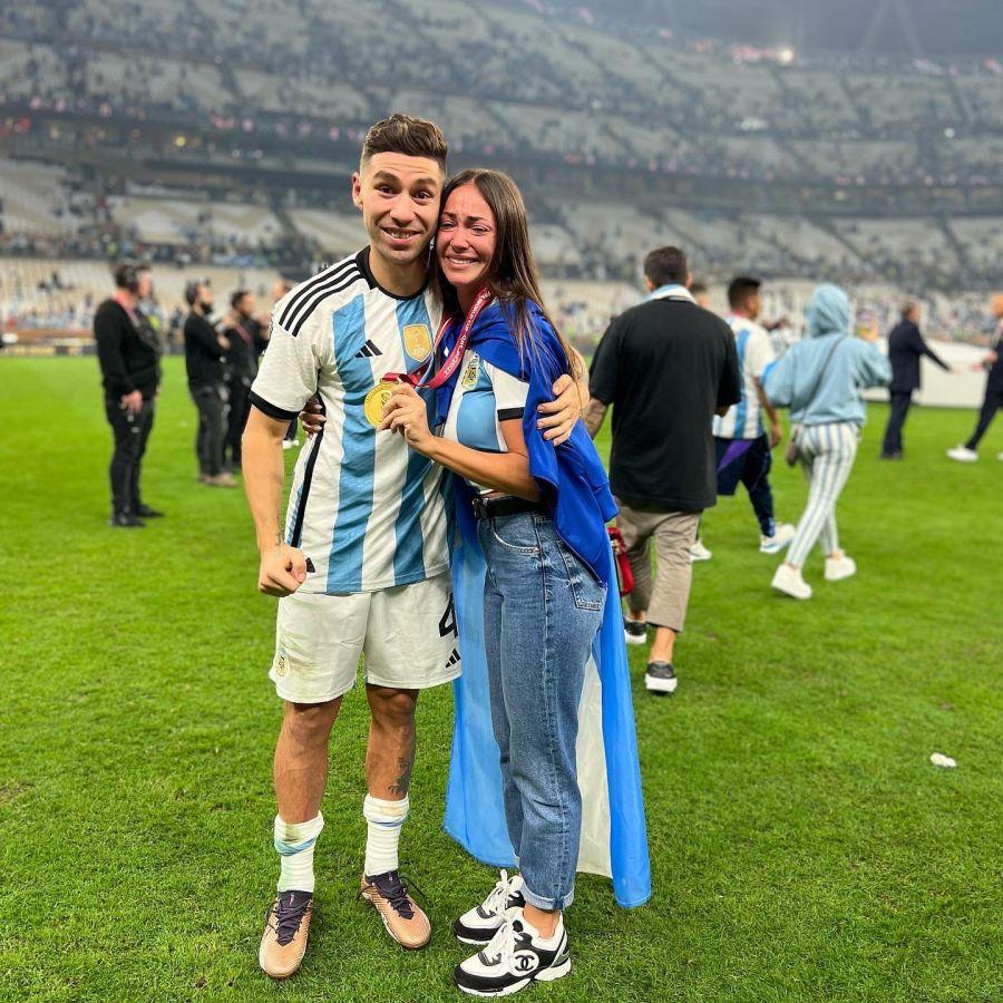 Argentina Campeón Mundial y los festejos: así posaron las esposas de los jugadores ya con el título en el bolsillo