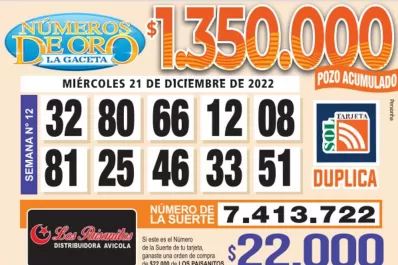 Los Números de Oro de LA GACETA