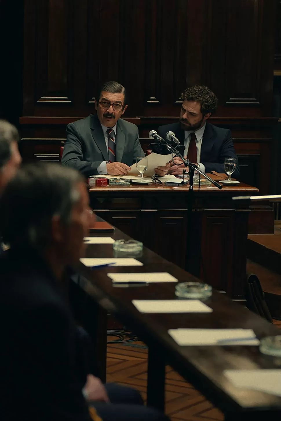 EN TRIBUNALES. “Argentina, 1985” relata la actuación de la fiscalía en el juicio a las juntas militares del proceso. 