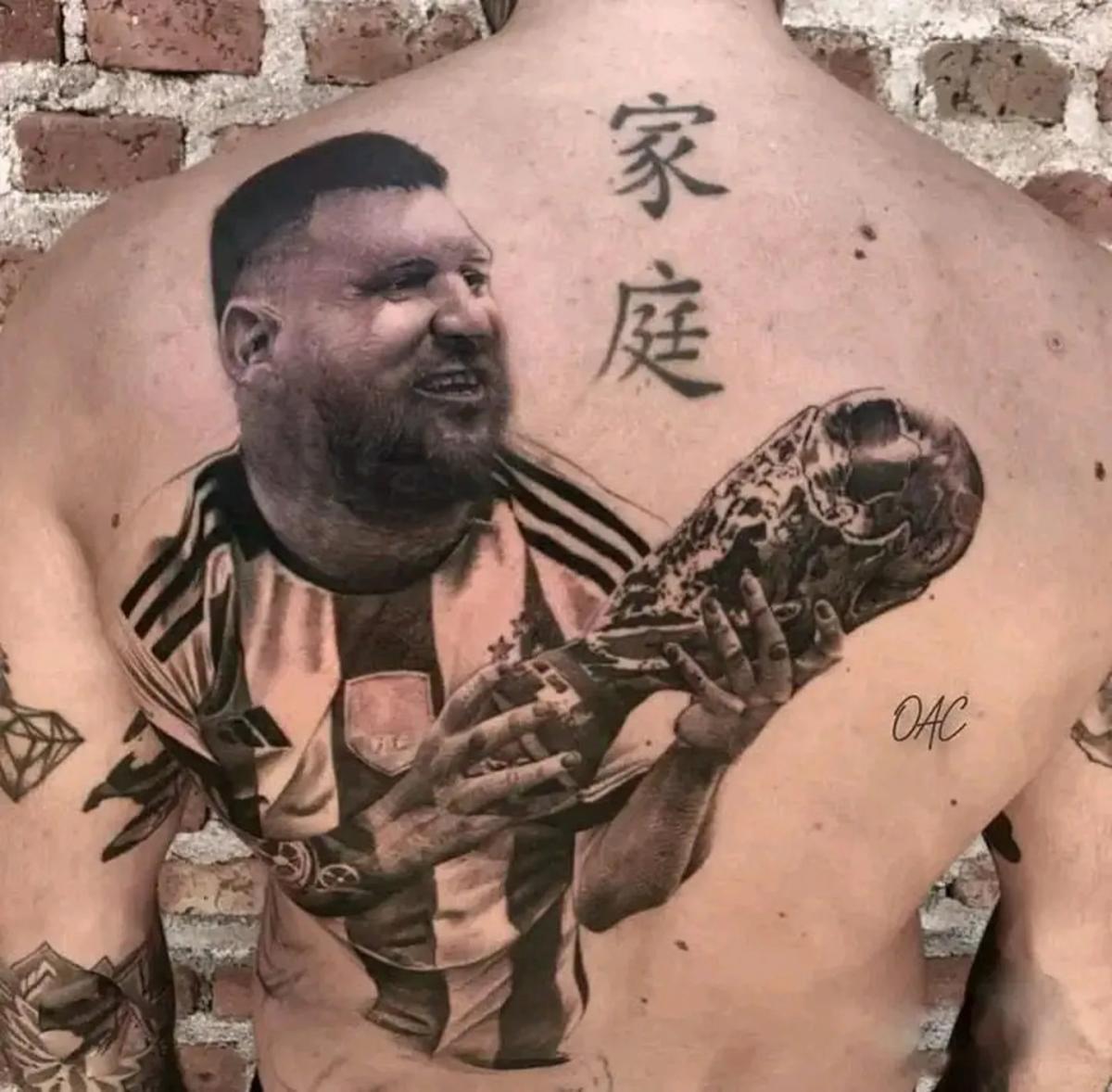 Messi, el Dibu Martínez y Otamendi: mirá los peores tatuajes en homenaje a la Selección argentina