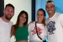Lionel Messi recibió la visita de Luis Suárez para pasar las fiestas: “los quiero mucho”