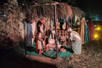 La emoción de ser parte de un pesebre