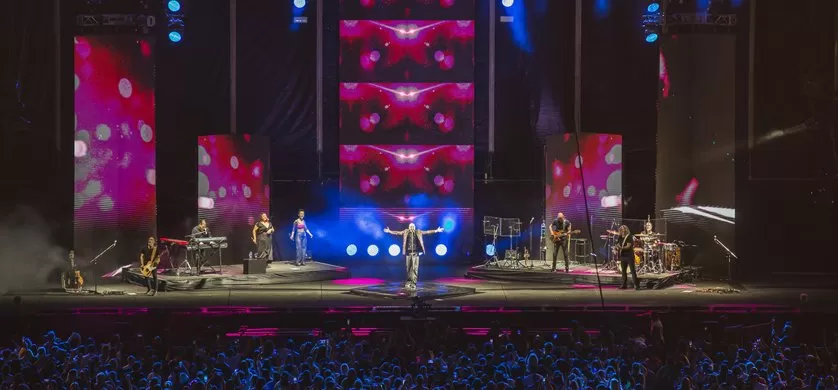 ABEL PINTOS EN CONCIERTO. Telefe apostó por el mayor artista popular del momento para sus televidentes. 