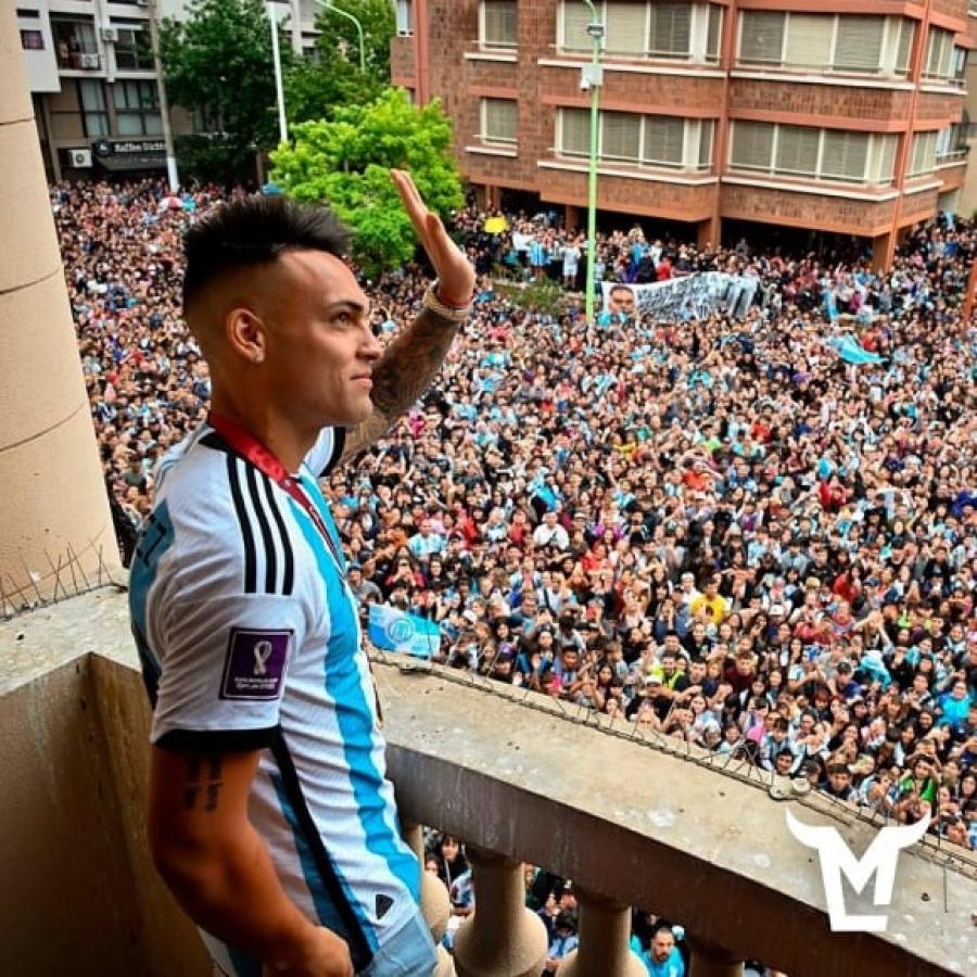 La Scaloneta sigue festejando: el conmovedor homenaje a Lautaro Martínez en Bahía Blanca