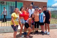 El tucumano Exequiel Palacios fue a Santiago del Estero a cumplir una promesa