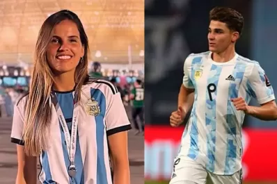 La novia de Julián Álvarez volvió a tener una mala actitud hacia los fans del delantero