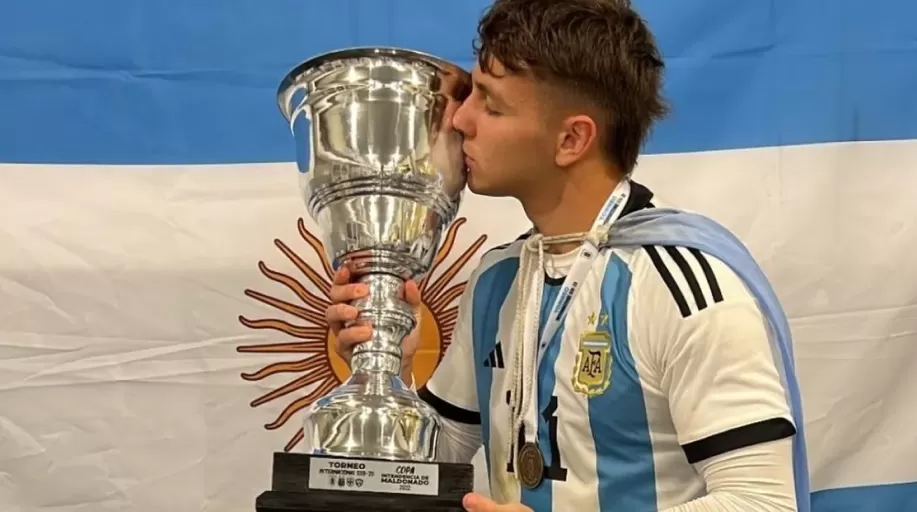 Atlético Tucumán y la Selección Argentina: la llamativa foto de Ignacio Maestro Puch con uno de los integrantes de la Scaloneta