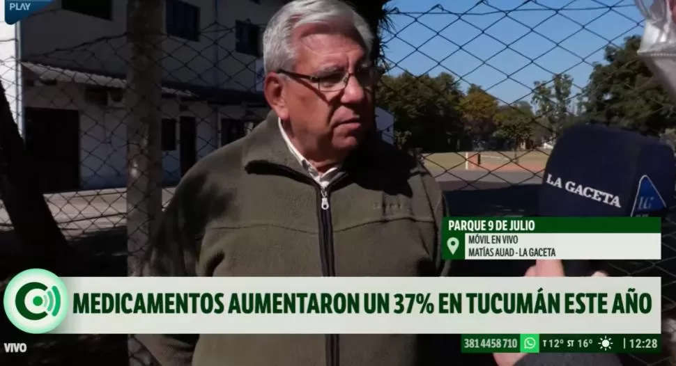 UN SISTEMA ÚTIL. Emilio Alves reivindicó el uso de la receta vía WhatsApp. captura de video