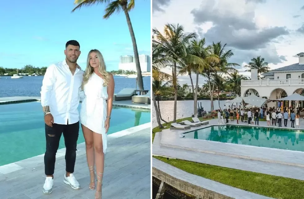 Así es la impresionante mansión que el Kun Agüero compró en Miami