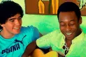 El sentido mensaje de Pelé el día que murió Maradona